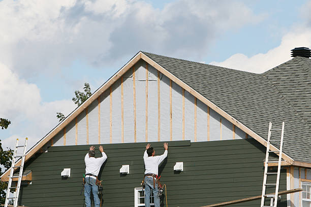 Professional Siding Contractor technician working in Deal, NJ